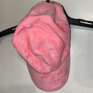 Pink velvet hat